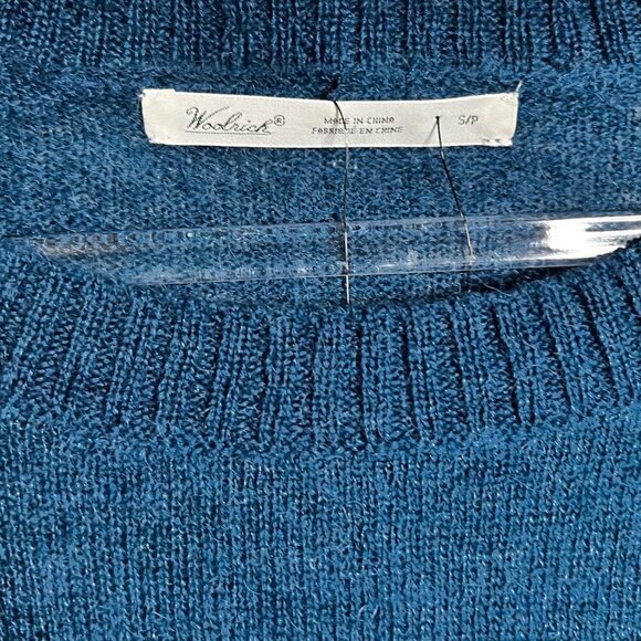 Woolrich Mohair Atlantic Penguin Wool-Blend Sweater Blue Size S - Picture 5 of 6